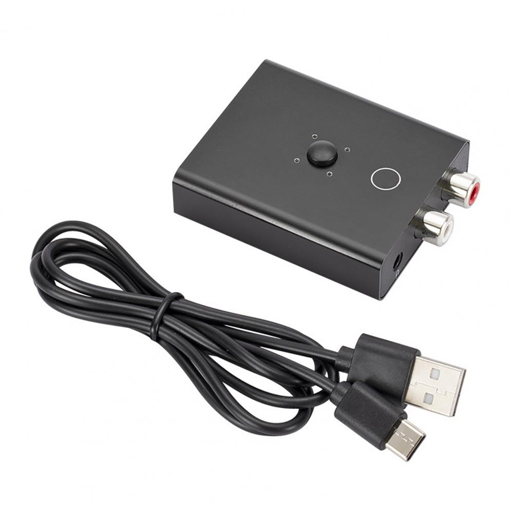 Wireless Receiver High Fidelity Stable Output Plug Play Bluetooth-compatible 5.0 Stereo Receiver Dongle for Speaker