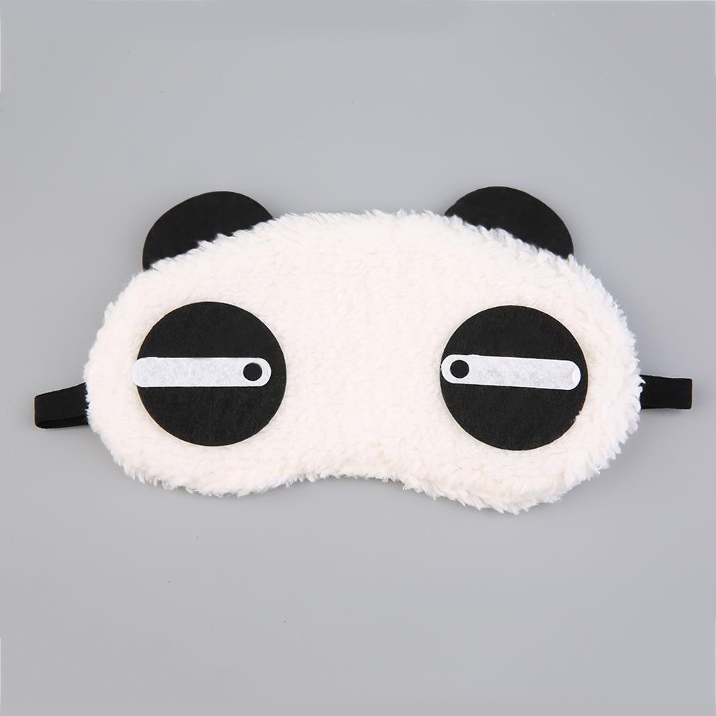 Mask för sömn söt panda sovande ansikte ögonbindel ögonskugga andas barn kvinnor reseskydd sjukvårdshjälp ögonlappsverktyg: Askant panda