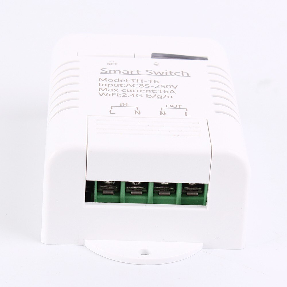AC 85V-250V 16A Wireless WIFI Intelligent Control Switch AM2301 Temperature Humidity Monitor IoT for iPhone Android Smartphone