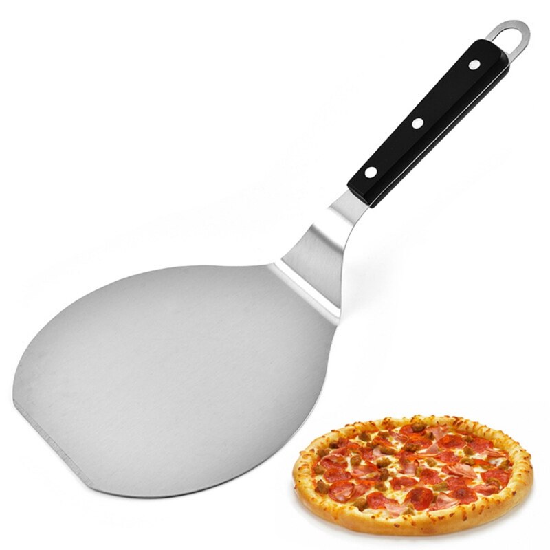 Large Stainless Steel Pizza Spatula With Handle Cake Transfer Shovel DIY Baking Accessories Kitchen Tool.