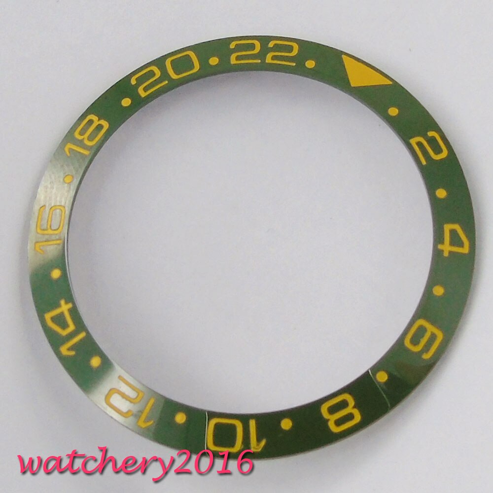 38mm insert horloge green ceramic bezel heren horloge bezel