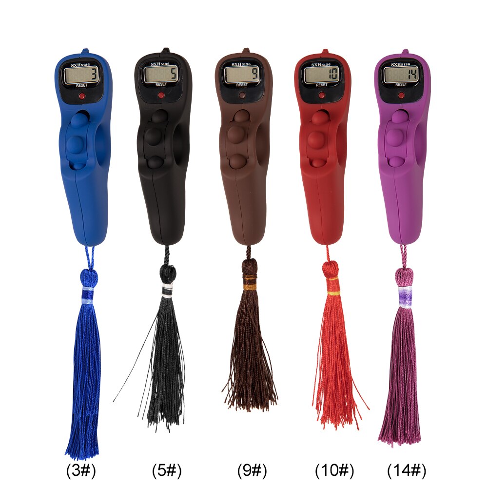 2038P kutas dekompresyjna zabawka cyfrowy elektroniczny różaniec licznik robić medytacji praktyczne cyfrowe koraliki zegar robić medytacji