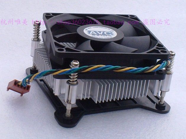 AVC – ventilateur de refroidissement à roulement à billes 4 broches, contrôle de la vitesse du dissipateur thermique ATX mince, 1151 1150 1155 1156,