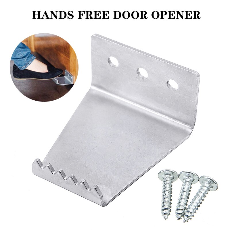 Touchless Hands Free Foot Door Opener Bracket Avoid Contact Convenience Door Opener Foot-operated Door Opener