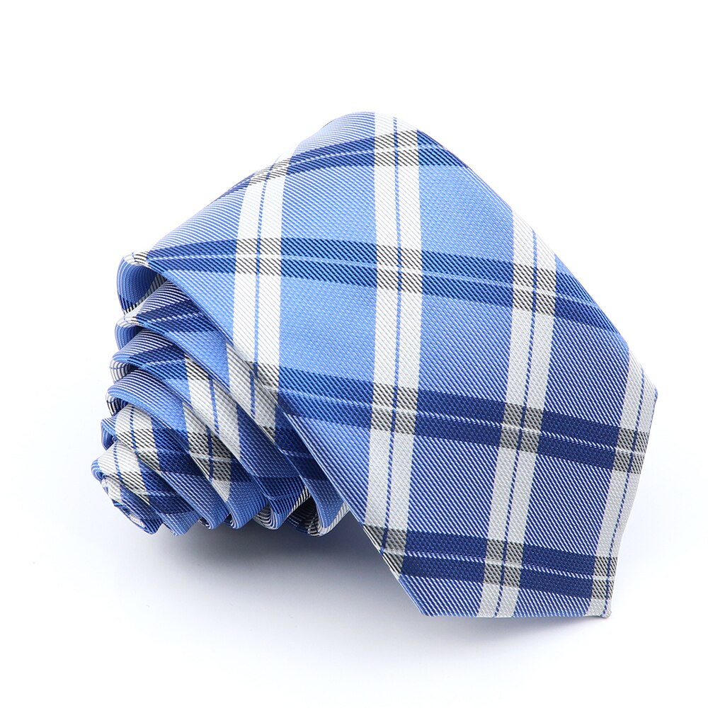 Corbata Negra a rayas para hombre, corbatas a cuadros de Color sólido de 6cm, azul y rojo, accesorios de uso diario, corbata, de de boda para hombre