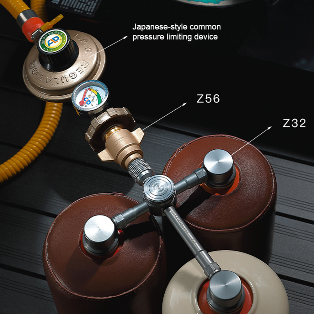 CAMPINGMOON Camping Stove Adapter Liquefied Gases Adapter GasTank Converter Adapter for Outdoor Cooking Camping Picnic BBQ