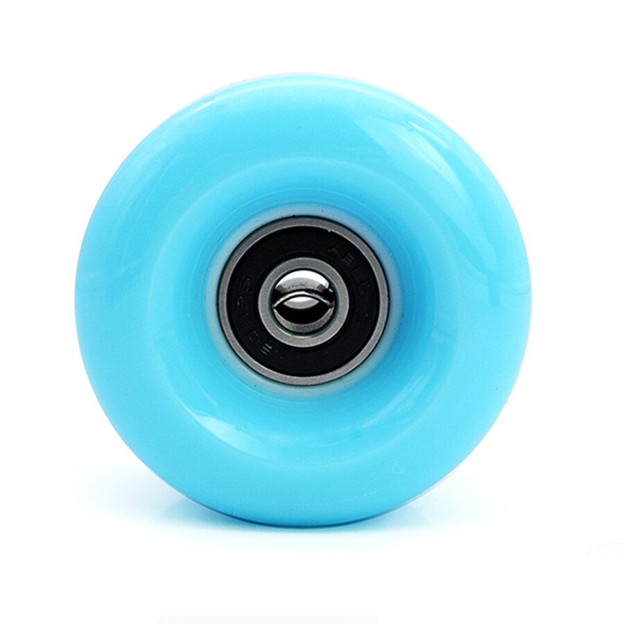 80%  highresponse rulleskøjter hjul med 608 lejer 58mm quad skating dæk 82a til indendørs udendørs dobbelt linje patines: Himmelblå