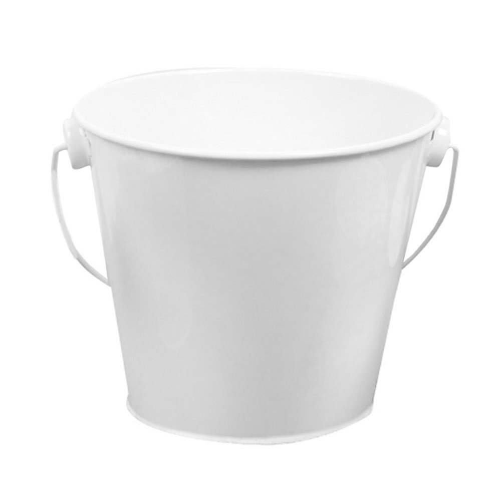 5 stk mini søt godteri sukkulent plante bøtte balkong hengende blomsterpotte fat bryllup bursdagsfest leker for barn: Hvit / Stor