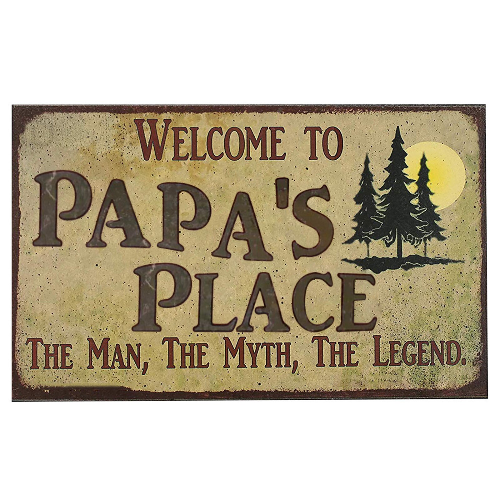 Retro Style Signage Sogan Wall Sign Wrought Iron Signage Decoration Decorative Painting For Pub Bar Restaurant Cafe #t1p