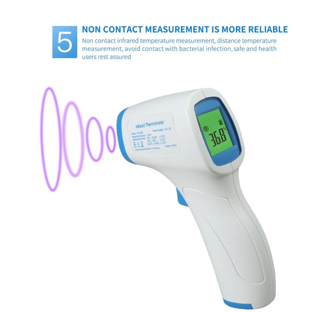 Lcd Display Forehead Thermometer Infrared Digital Lcd Body Temperature Measurement Body Fever Ir For Family