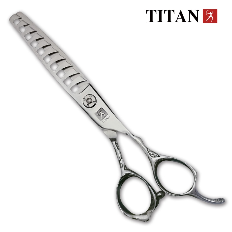 Titan 6 inch hair scissors salon barber thinning shears hairdressing scissors: 3D610-thinning