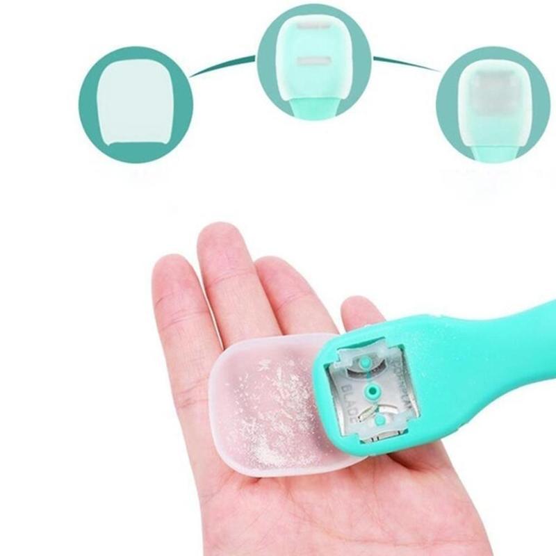 Beauty Heel Cuticle Scraper Cutter Foot Care File Tool Pedicure Razor Blades Foot Rasp Callus Dead Skin Remover File Exfoliating
