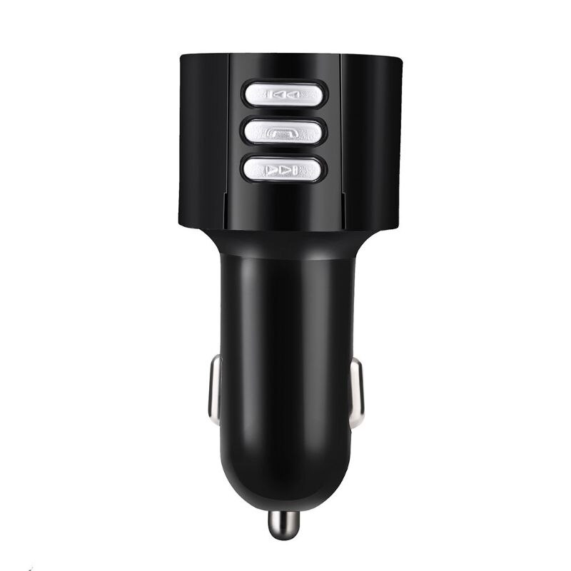 Handsfree Bluetooth 4.2 FM Transmitter Modulator Car Charger 3.1A Dual USB L9CE