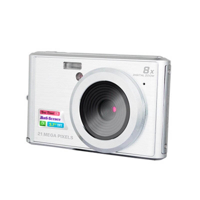 CDC3 2.7 Inch Digital Camera TFT HD Screen 21MP CMOS 5.0MP Anti-shake 1080P Digital Video Camera with 8X Digital Zoom