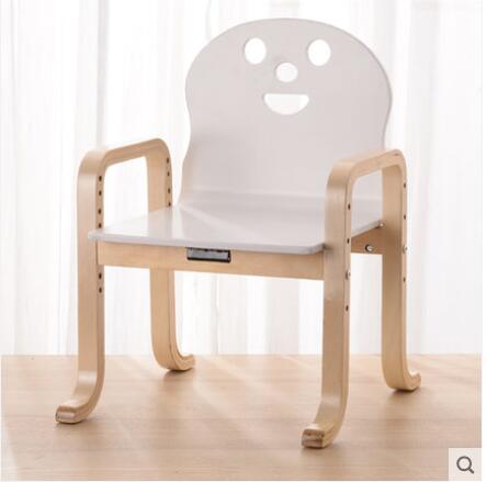 Louis sillas para niños, guarderías, respaldo Simple moderno, hogar, madera maciza, se puede levantar: G1