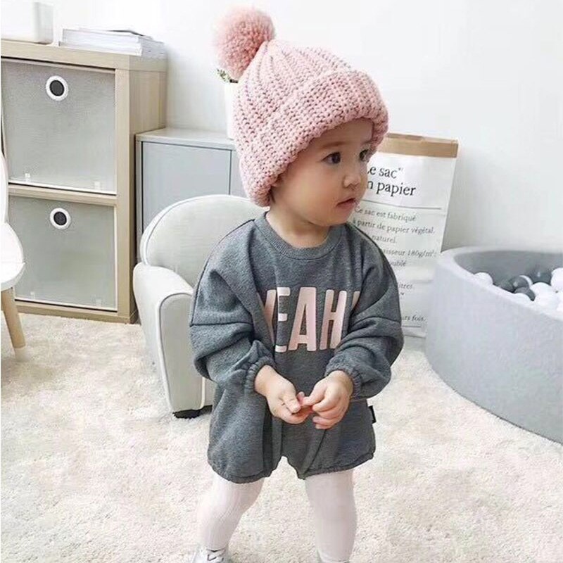 Tupsu talvipipo tytöille ja pojille neulottu vauvapipo lasten pipo joustava lämmin neulottu lasten pipo vauvamyssy