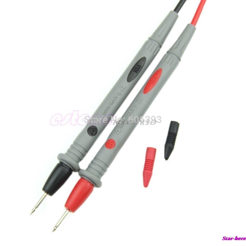 Universale Multimetro Digitale Multi Meter Cavo di Prova Sonda Wire Pen Cavo 1Pair Trasporto di Goccia