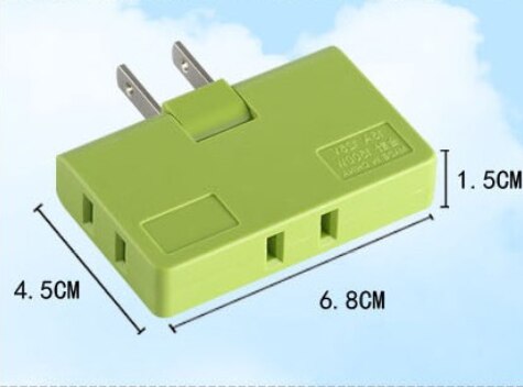 180 graders roterbar en omdreining tre strømkonverteringsplugg nasjonal standard omformer ultratynn trådløs jetsocket strømskinne