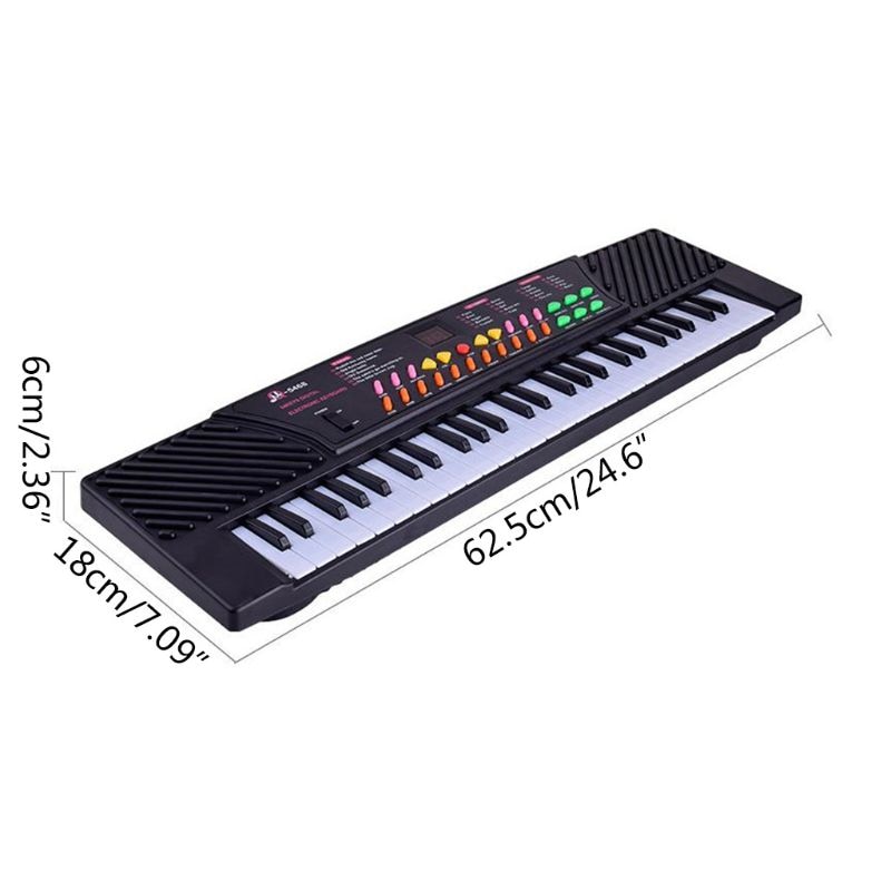 54 nøgler musik tastatur til børns mini størrelse elektronisk klaver orgel plade klaver til børn i alderen 5-9