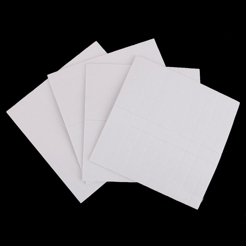 4 Sheet DOUBLE SIDED ADHESIVE FOAM PADS STICKY FIXERS FOR CARD MAKING 1/2/3mm Festival Party Supply Home Decoration