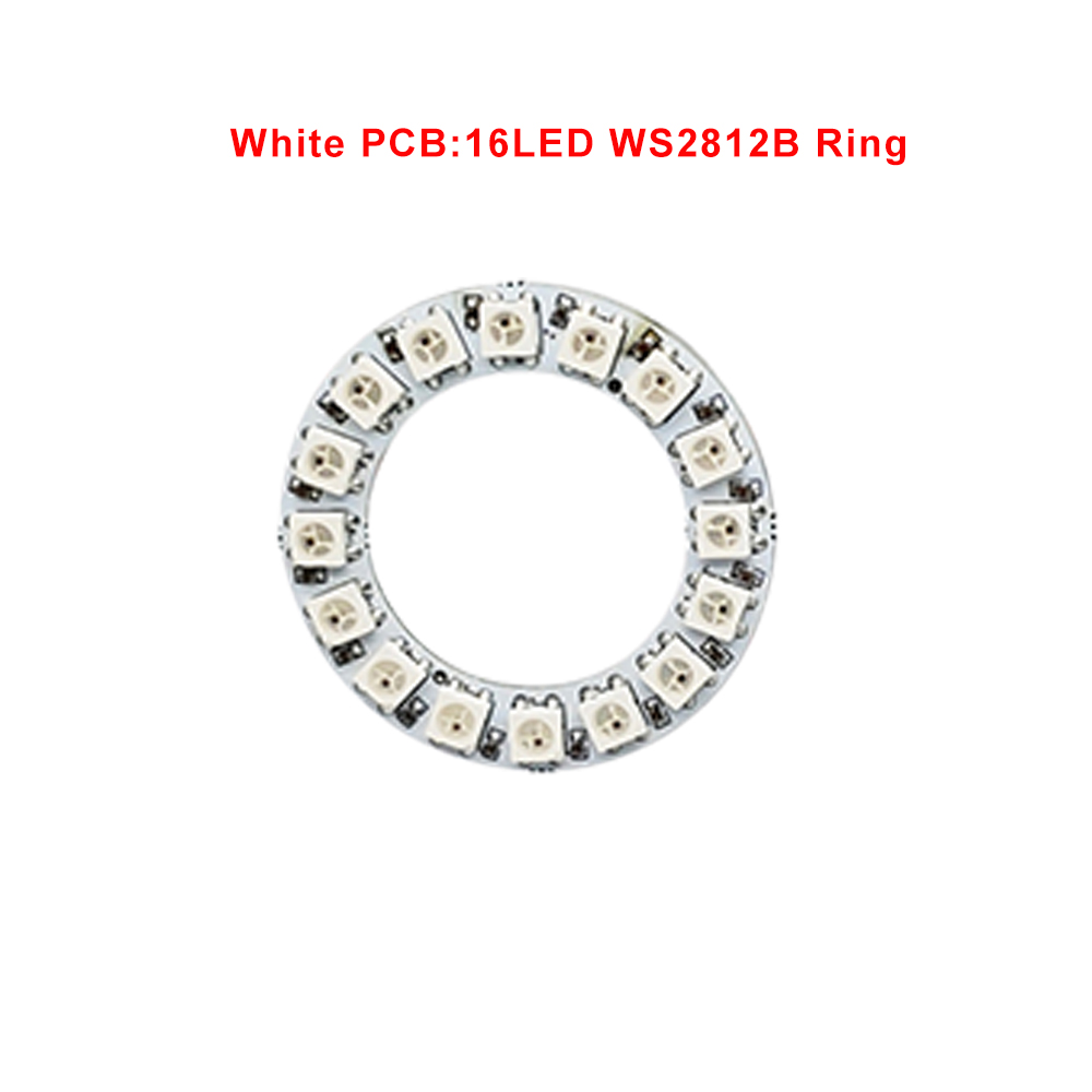 Dc 5V Led Ring Ronde Module 8/16/24/35/45 Pixel Individueel Adresseerbare Ws2812 Rgbic Cirkel Strip Licht Diy Smd5050 Full Color: Emitting Color2