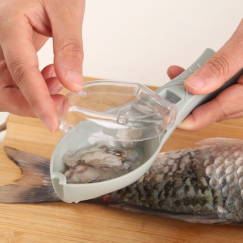 Manual Fish Scale Remover With Lid Household Other Tools And Gadgets Accessories Fish Scale Fish Scraper Scraper For Convenience