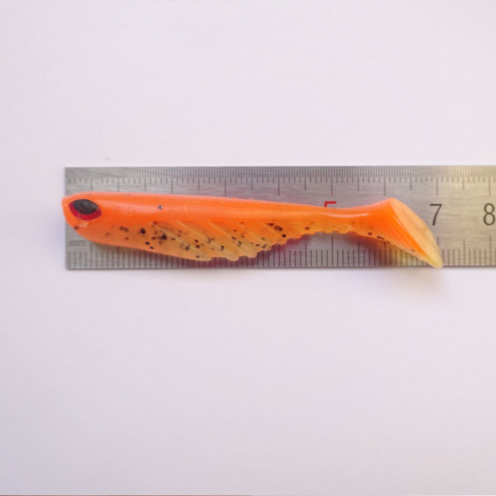 Hexakill 5 stk / mye 7cm 2.9g orm myke lokker kunstig fiske agn wobbler karpe fiskeutstyr shad silikon