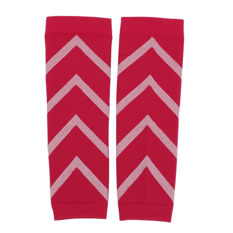 1PC Compression Sports Knee Support Leg Sleeve Cap Brace Wrap Protector Knee Pads Calf Guard WJJ: rose red