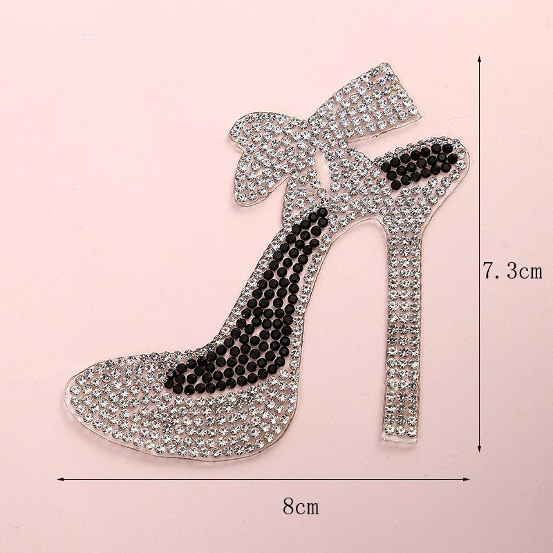 1pcs Animale fiori strass Patch Per accessori di Abbigliamento abbigliamento diamante scintillante Ropa Parches Trasferimento Patch: 5