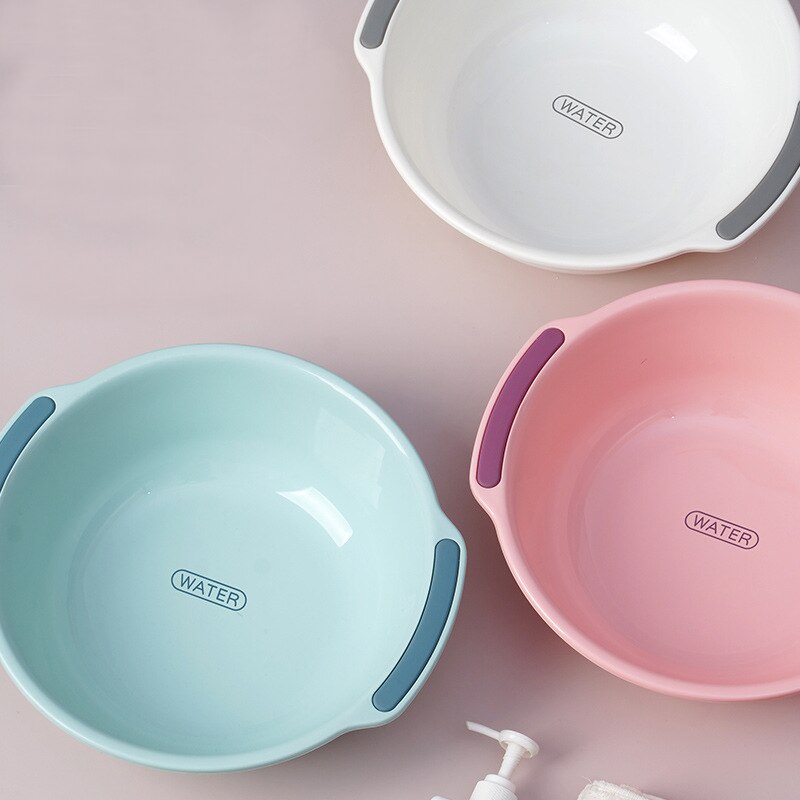 Household Large Thickened Baby Washing Clothes Plastic Washbasin Kitchen Fruit Dish Basin Student Dormitory Washbasin Washbasin