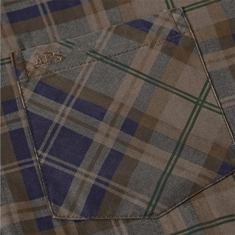 Märke casual fleeceskjortor män vinter flanell tjocka varma rutiga skjortor bomull långärmade affärsskjortor chemise homme