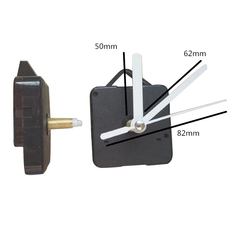 10 pcs Quartz Wall Clock Movement DIY Clock Mechanism Parts Classic Hanging Black Quartz Watch Wall Clock Movement with hook