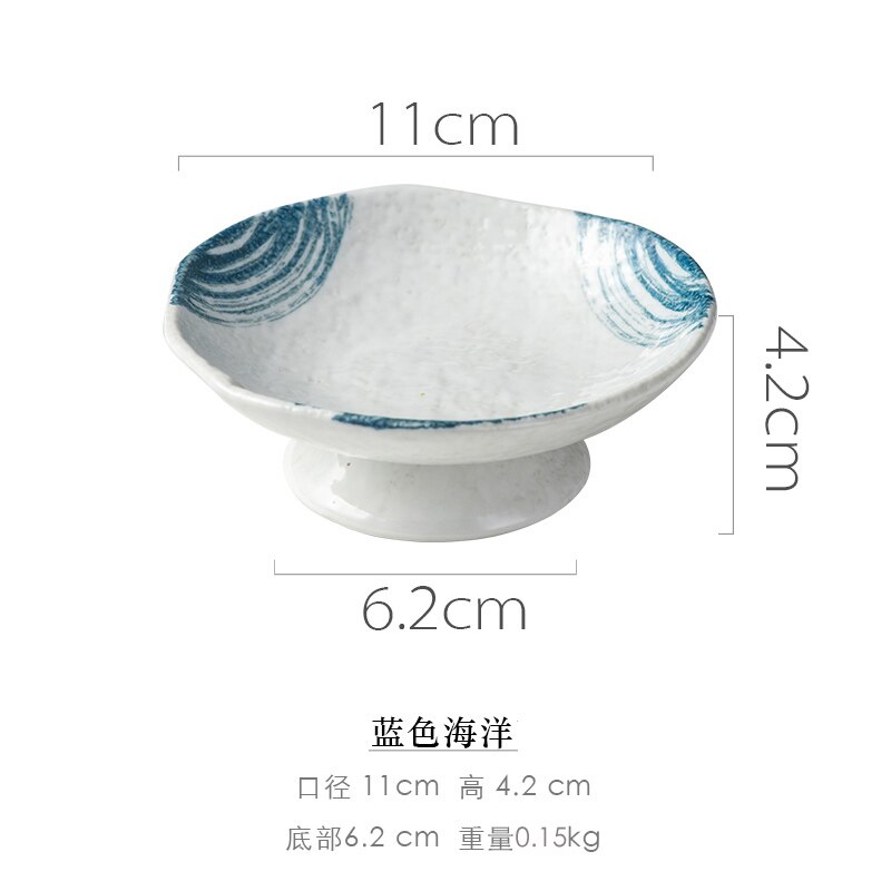 Japanese Plates Ceramic Pasta Dessert Restaurant Supplies Dinner Plate Kitchen Serving Platos De Cena Tableware DF50PZ: Style 6
