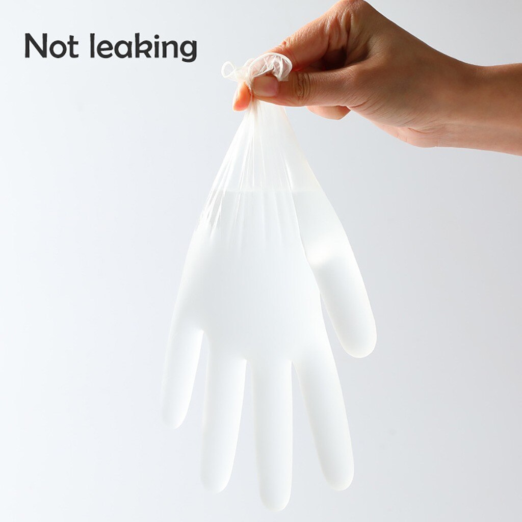 50 Pcs Transparante Wegwerp Pvc Handschoenen Afwassen Keuken Latex Rubber Tuin Handschoenen Universele Voor Thuis Cleaning Tools