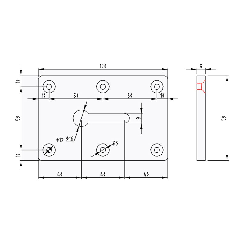Woodworking table fixture fixing Pliers fixed mounting plate Pliers fixing fixture
