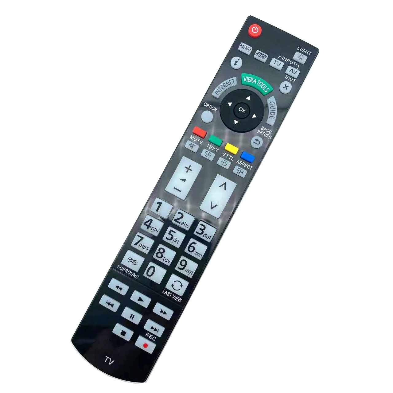 Erstatningsfjernbetjening til panasonic  n2 qayb 000715 til tx -l42 etw 50 tx-p50 vt 50b tx -p50 st 30b led 3d tv