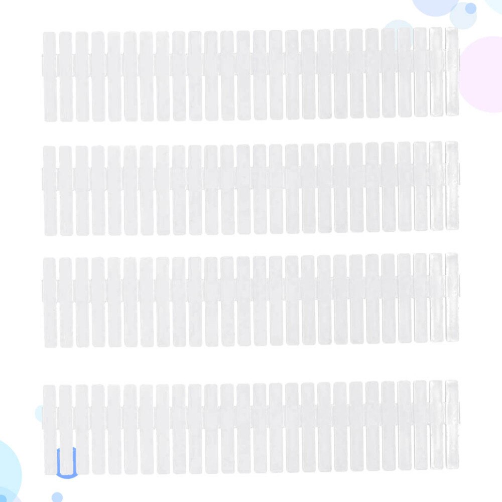 8pcs Adjustable Grid Drawer Dividers DIY Drawer Organizer Dividers Household Storage Rack for Dresser Storage Random