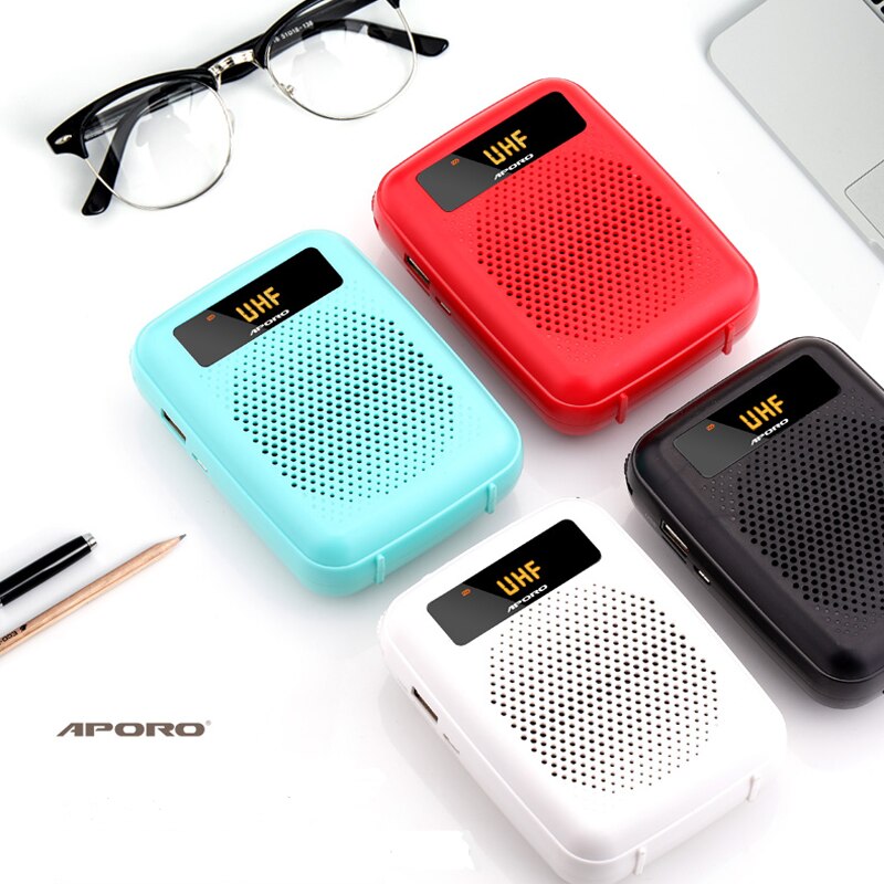 Portable Wireless Voice Amplifier Mini speakers with Headset Microphone For Teaching Guiding Speaker