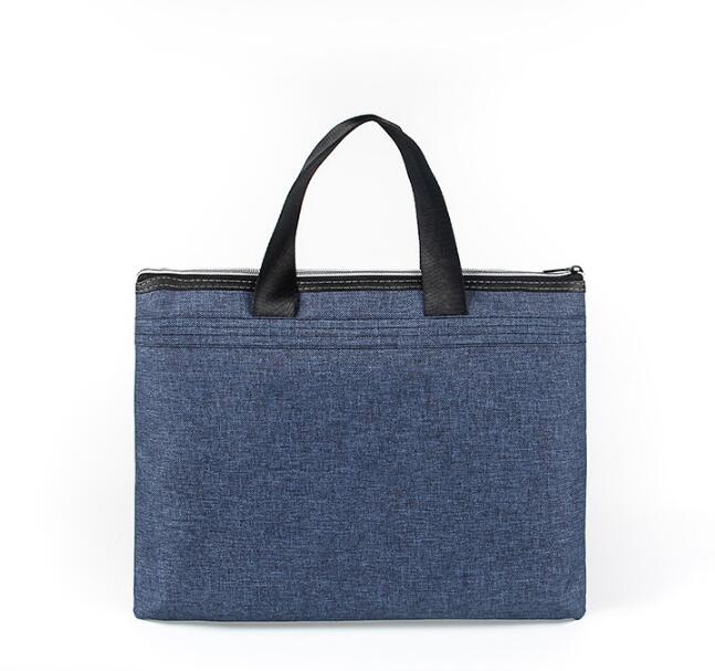 Oxford stoff dokumentveske stor kapasitet tote bag mannlig forretningsinformasjon bok bag lerret dokumentmappe dokumentbag