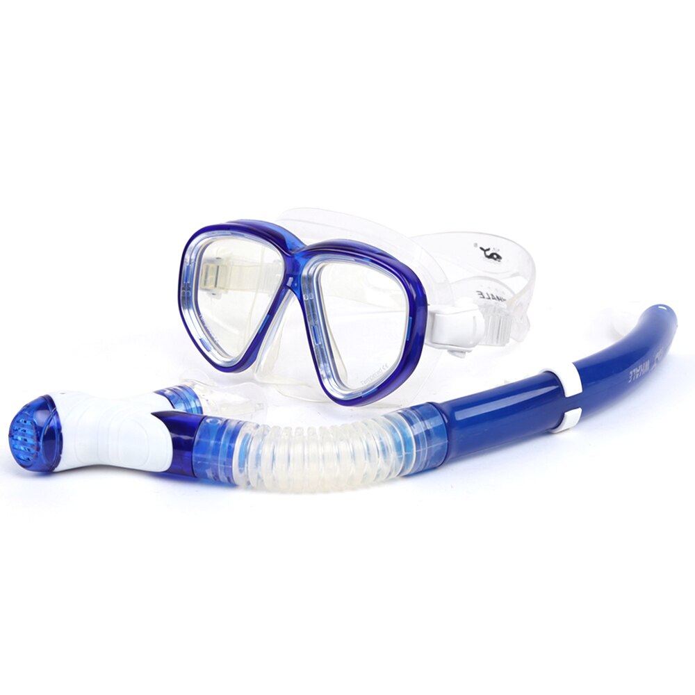 Brand Snorkeling Mask Gear Snorkel Set Anti-Fog Tempered Glass Scuba