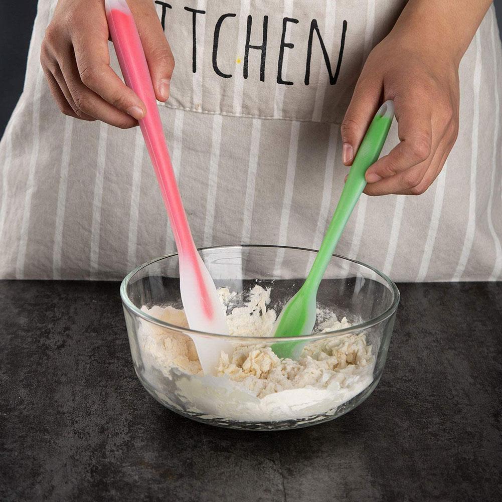 1Pc Baking Tools Spatula Non Stick Mini Silicone Cream Pastry Mix Baking Kitchen Spatula Spatula Scraper Utensils Heat-Resi B0Y0