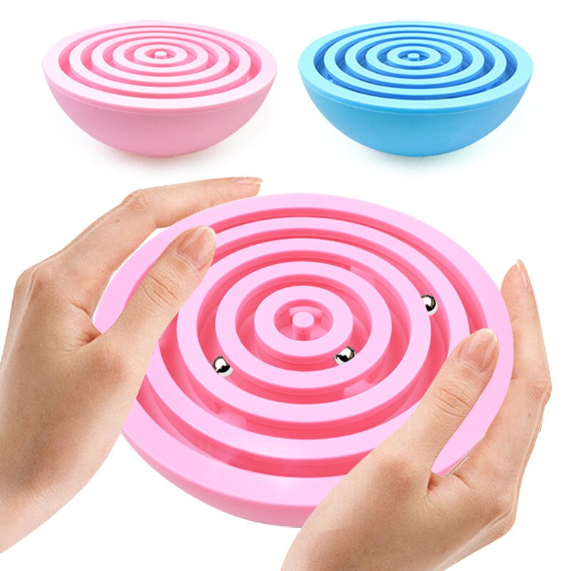 Intellect Bal 3D Puzzel Bal Labyrint Puzzel Toy Sphere Uitdagende Hindernissen Spel Brain Tester Balance Training