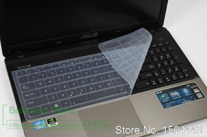 Silikon Schutzhülle Laptop 15.6 ''Tastatur Haut Für ASUS VivoBook X543U X543MA X543UA X543UB X543M Für ASUS ASUSPRO P2530 P2530U: transparent
