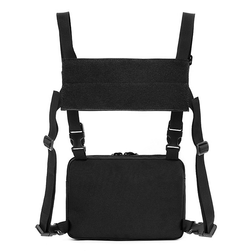 Outdoors Pouch Chest Kit Pack Vest Bag Front Pouch Outdoors Carry Pouch For Hiking Fishing Camping Backpacking