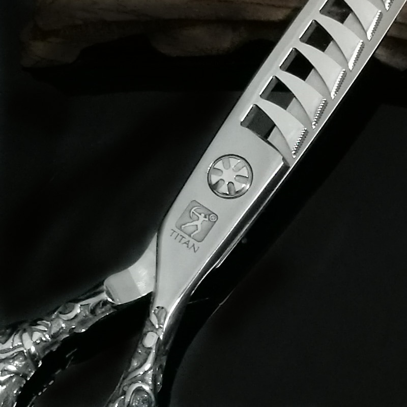Titan 6 inch hair scissors salon barber thinning shears hairdressing scissors