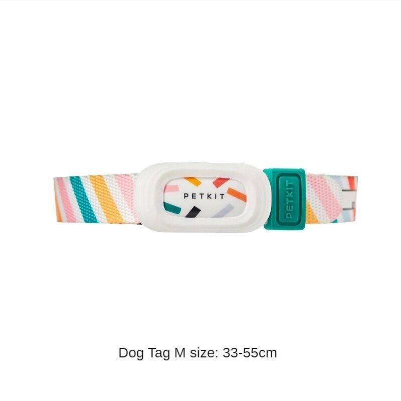 PETKIT Pet Smart Tag Cat Tag Dog Tag Dog Activity Detection Wearable Device Bluetooth Connection Dog Collar Cat Collar: M Dog Tag