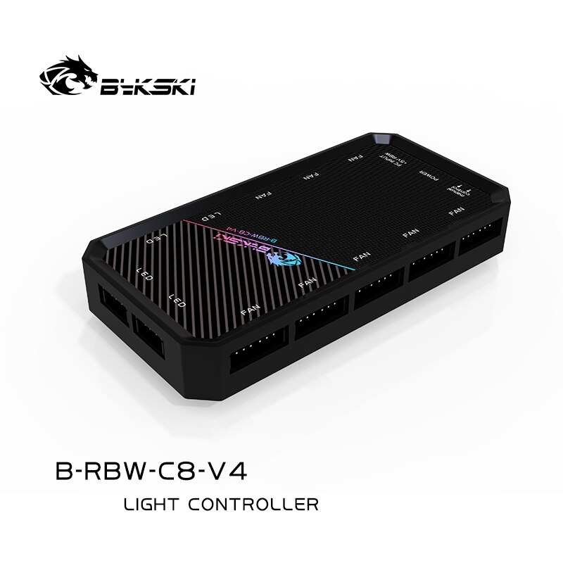 Bykski FR-B-RBW-C8-V3 Rbw (5V 3pin) Verlichting Sync Controller Voor Bykski 'S Rbw Verlichting Synchronisatie Om Moederbord