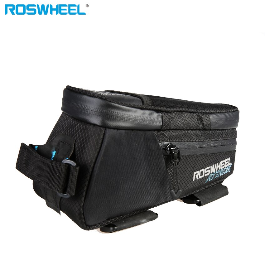 ROSWHEEL AANVAL Waterdichte Fietstas Front Beam Frame Top Tube Bag MTB Road Foldig Bike Phone Bag Fietsen Accessoires