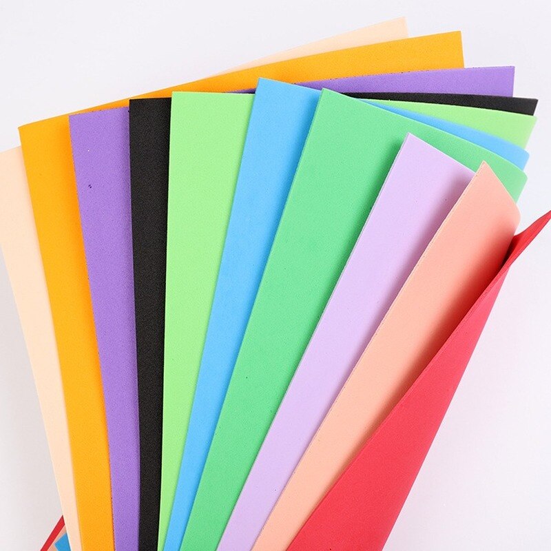 1mm A4 EVA Foam Paper Sheet 20*30cm Handmade Foam Sponge Paper Material DIY Scrapbooking Craft Nursery Decoration Year