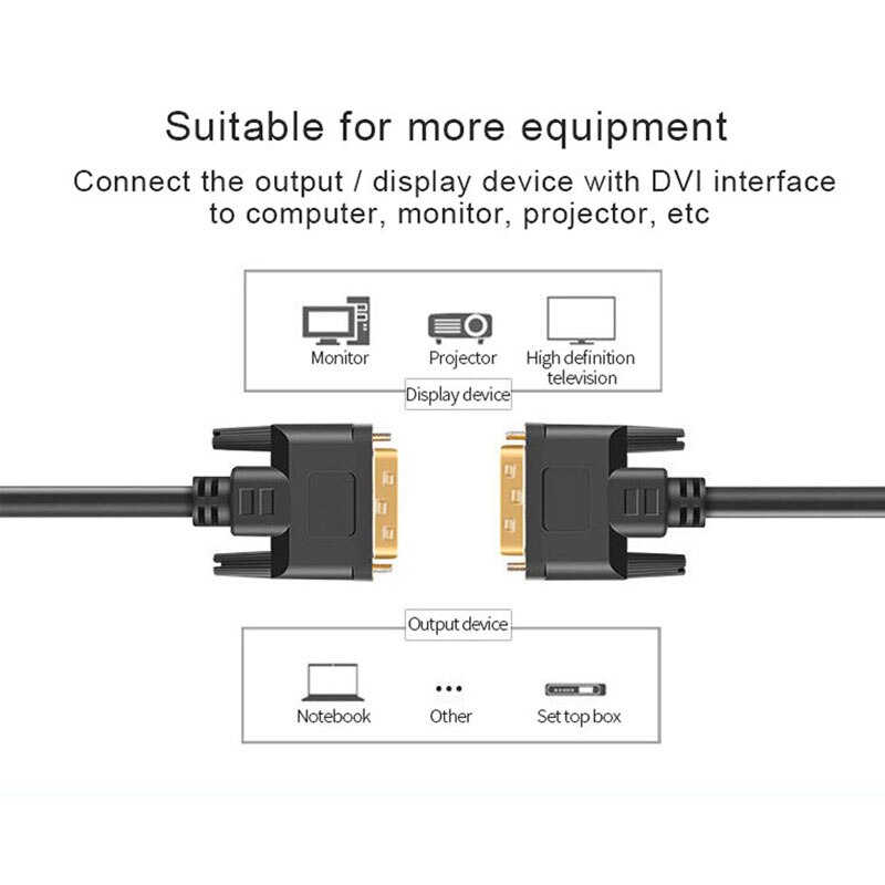 DVI HD cable 24 + 1 computer monitor projector DVI cable connecting line 1920 * 1080p factory direct sales